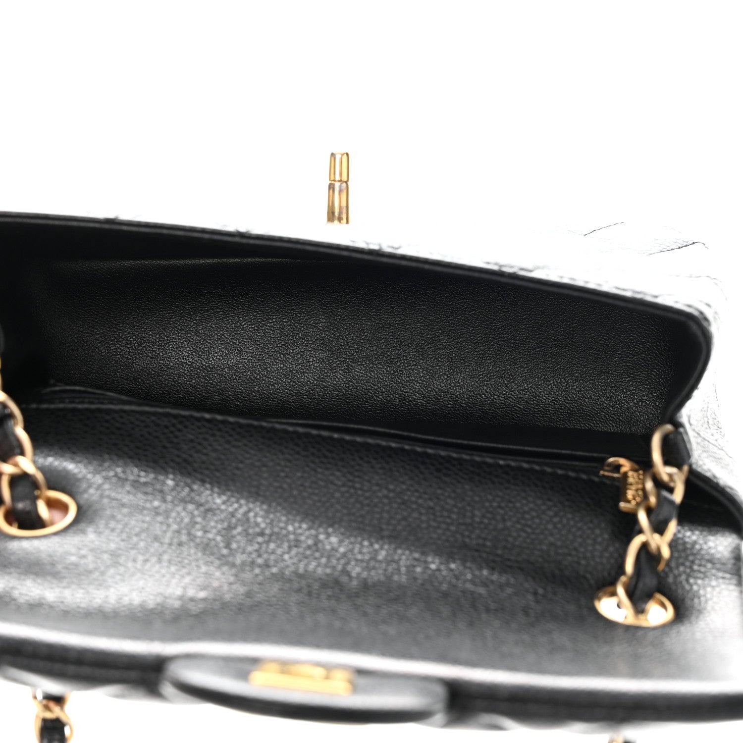 Chanel Caviar Quilted Mini Rectangular Flap Black 5 of 11