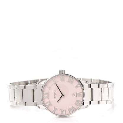 Tiffany Stainless Steel 29mm Atlas 2-Hand Quartz Watch Pink 2 of 6
