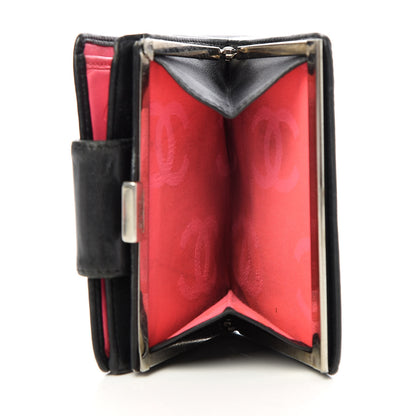 Chanel Calfskin Quilted Cambon Bi-Fold Wallet Black 8 of 9