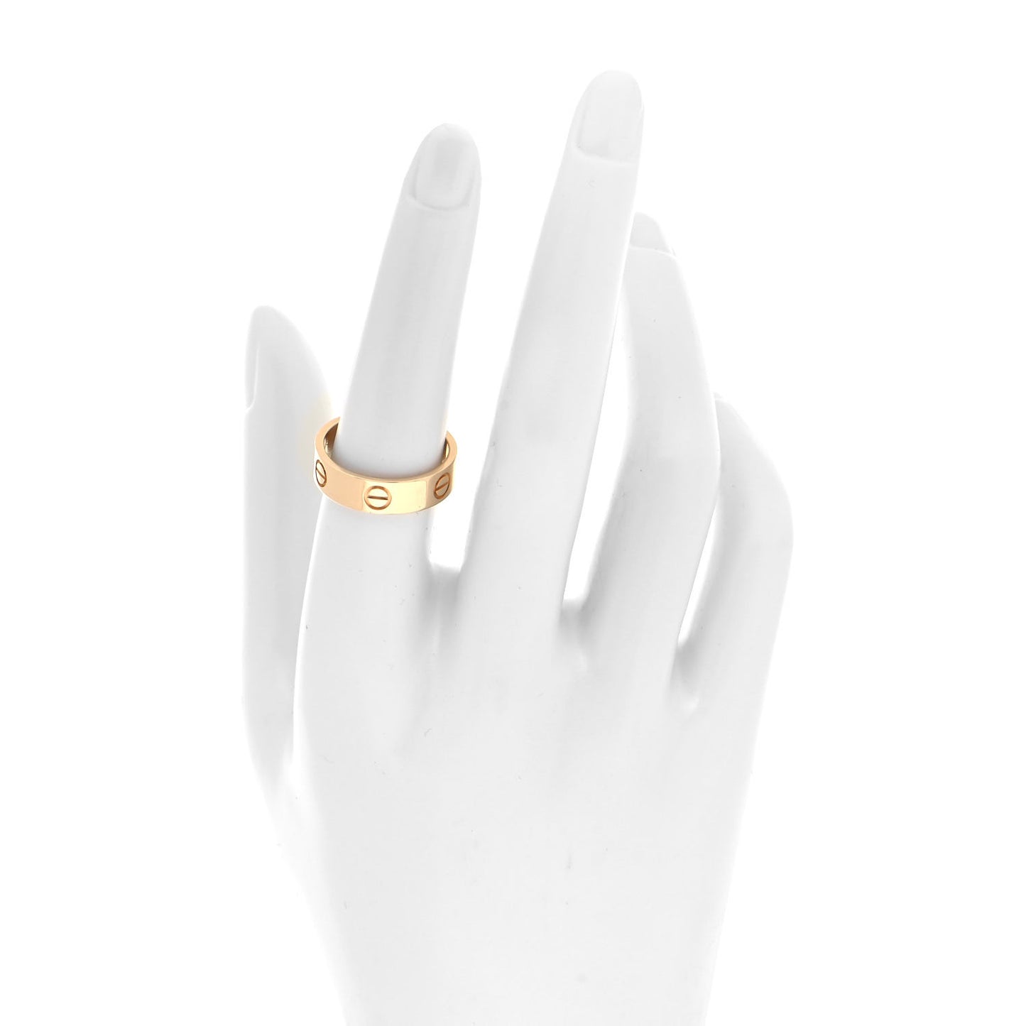 18K Yellow Gold 5.5mm LOVE Ring 55 7.25