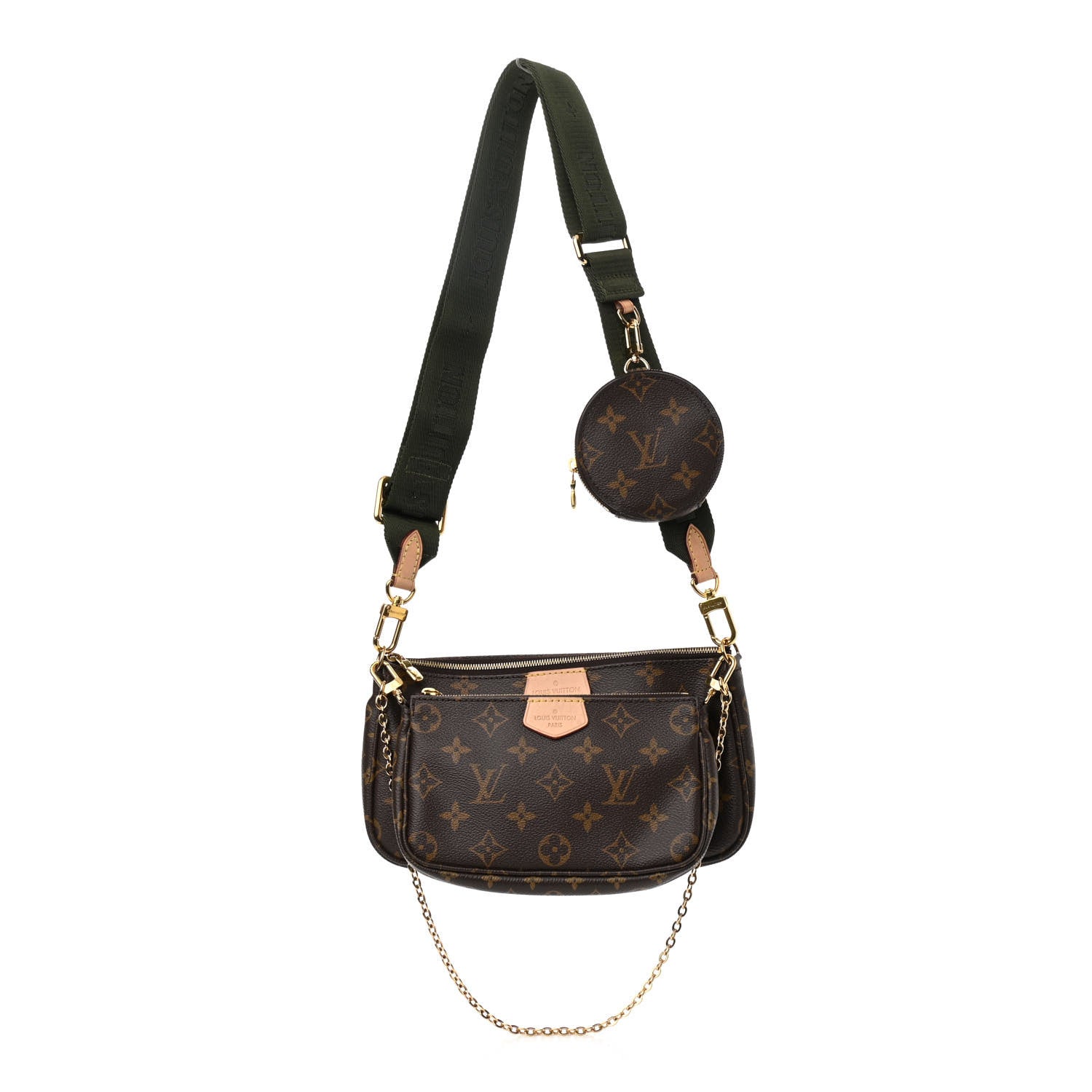 Louis Vuitton Monogram Multi Pochette Accessories Kaki 1 of 12