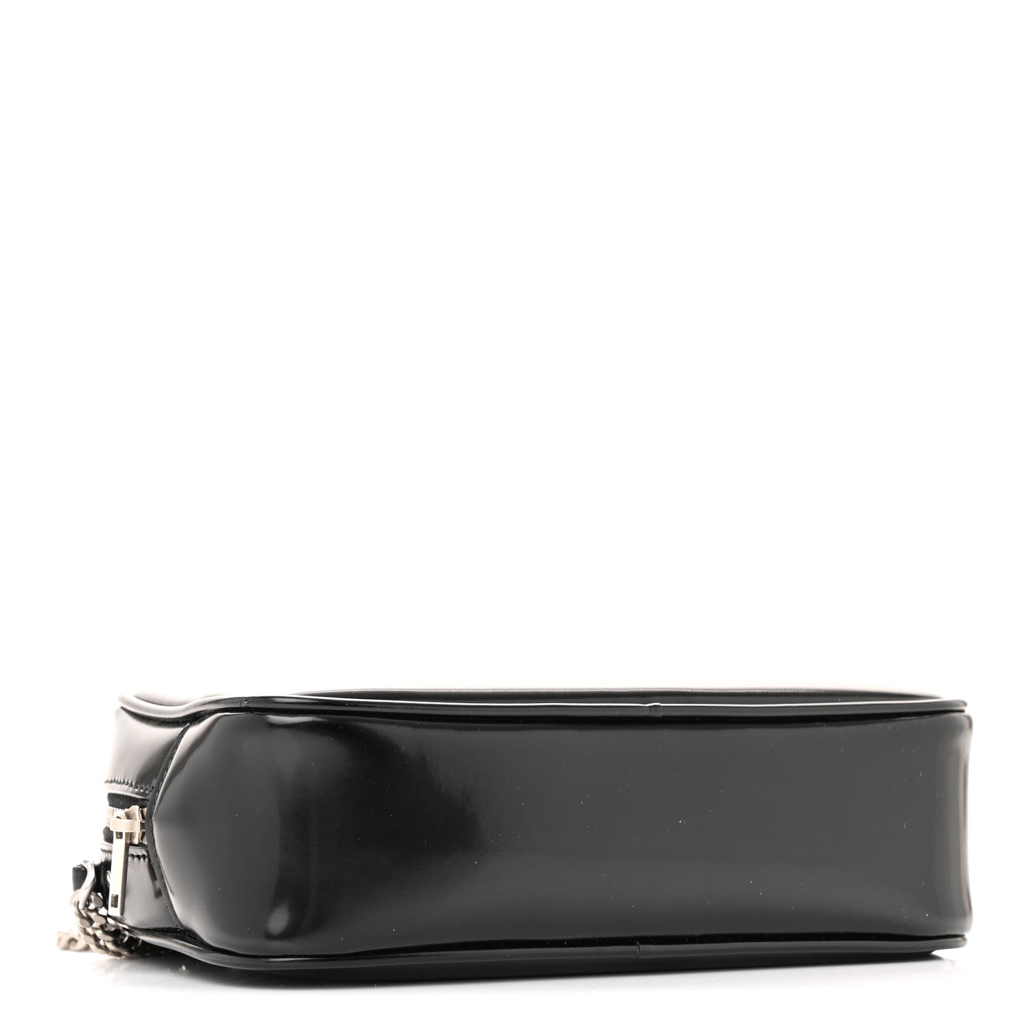 Saint Laurent Shiny Calfskin Monogram Mini Lou Camera Bag Black 4 of 14