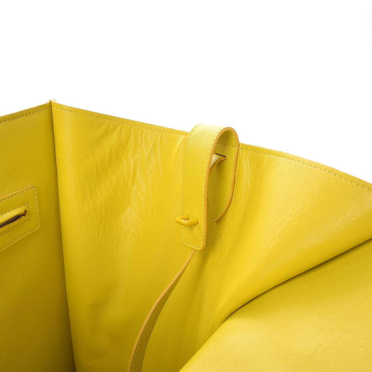 Pony Hair Medium Phantom Luggage Citron