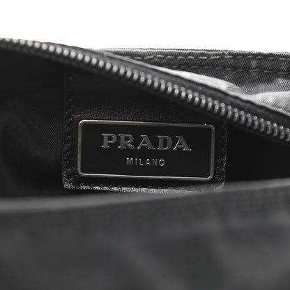 Prada Nylon Vela Small Flat Messenger Bag Black 6 of 13