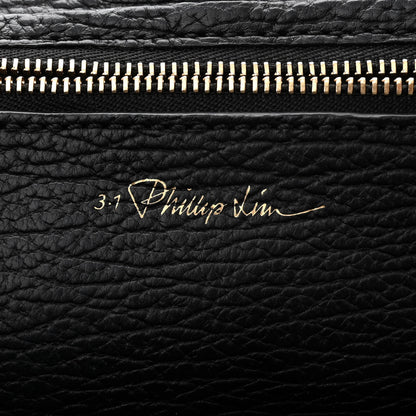 3.1 Phillip Lim Textured Calfskin Medium Pashli Satchel Black 6 of 10