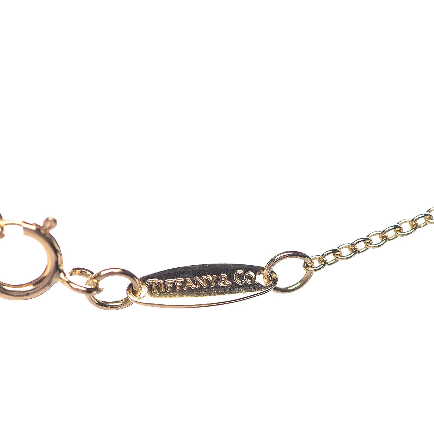 Tiffany 18K Yellow Gold Lapis Lazuli Elsa Peretti Color By The Yard Pendant Necklace 7 of 10