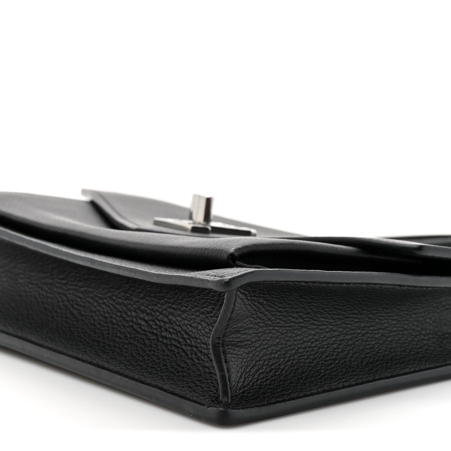 Louis Vuitton Soft Calfskin My Lockme Chain Pochette Black 8 of 9