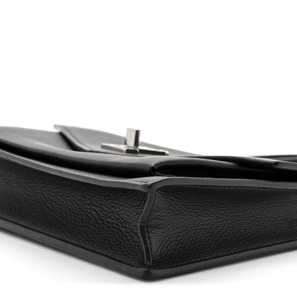 Louis Vuitton Soft Calfskin My Lockme Chain Pochette Black 8 of 9