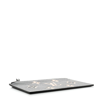 Louis Vuitton Empreinte Monogram Giant Crafty Pochette Felicie Zippered Insert Black 4 of 6