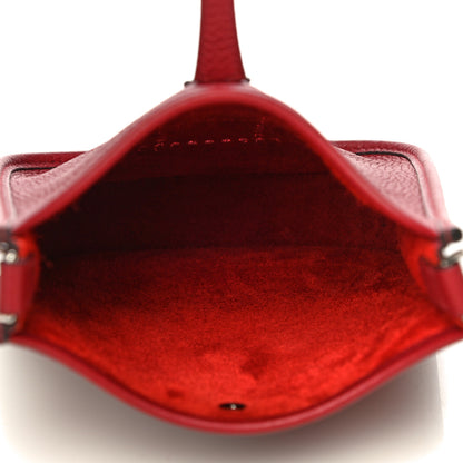 Hermes Taurillon Clemence Evelyne TPM Rouge Grenat 4 of 10