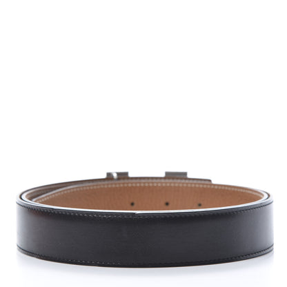 Hermes Box Togo 32mm H Belt 100 Black Gold 2 of 10