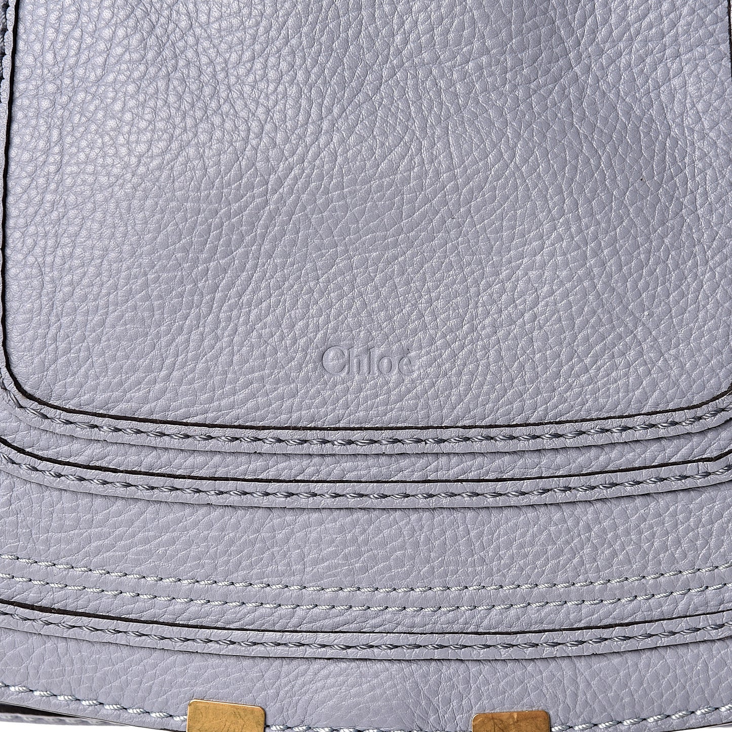 Calfskin Medium Marcie Satchel Washed Blue