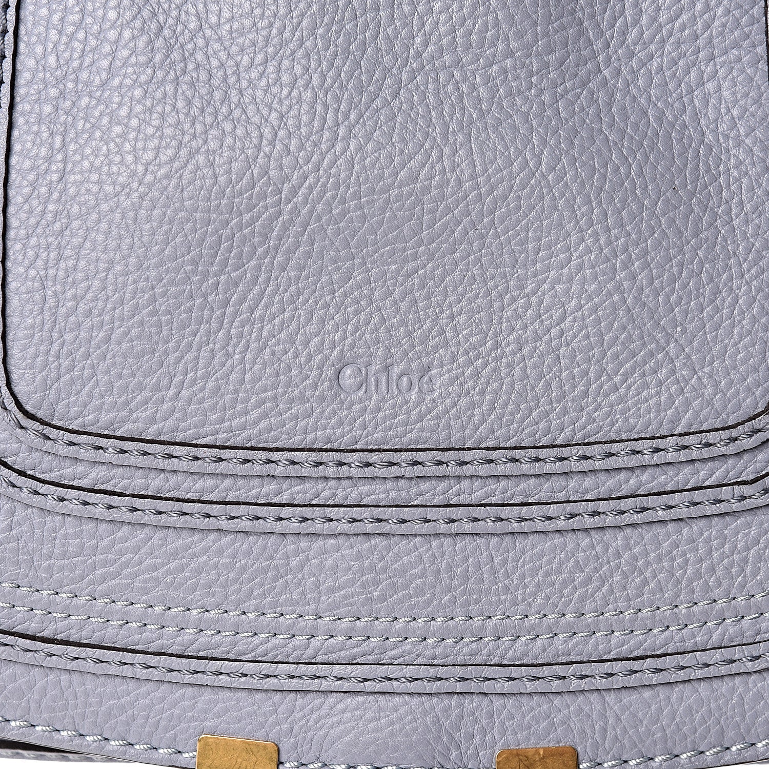 Chloe Calfskin Medium Marcie Satchel Washed Blue 12 of 12