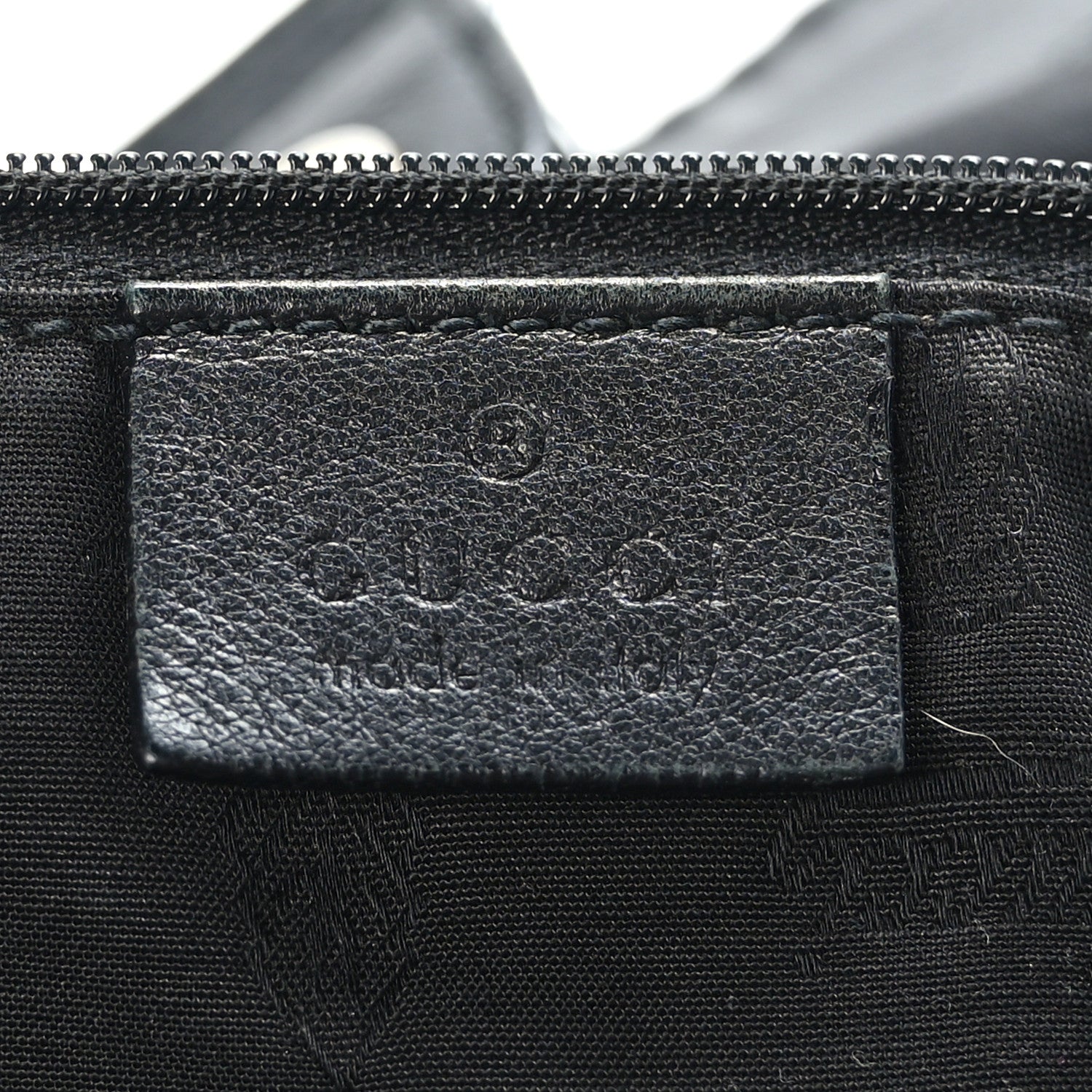 Gucci Guccissima Large Sukey Tote Black 5 of 12