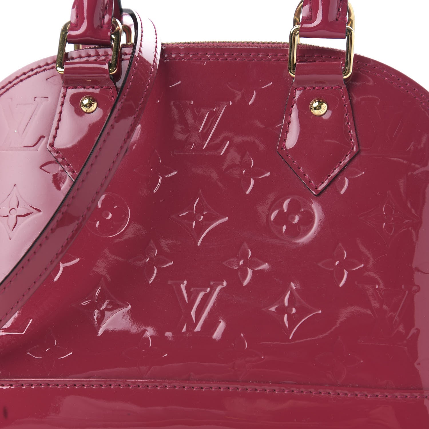 Louis Vuitton Vernis Alma BB Rose Indien 10 of 10