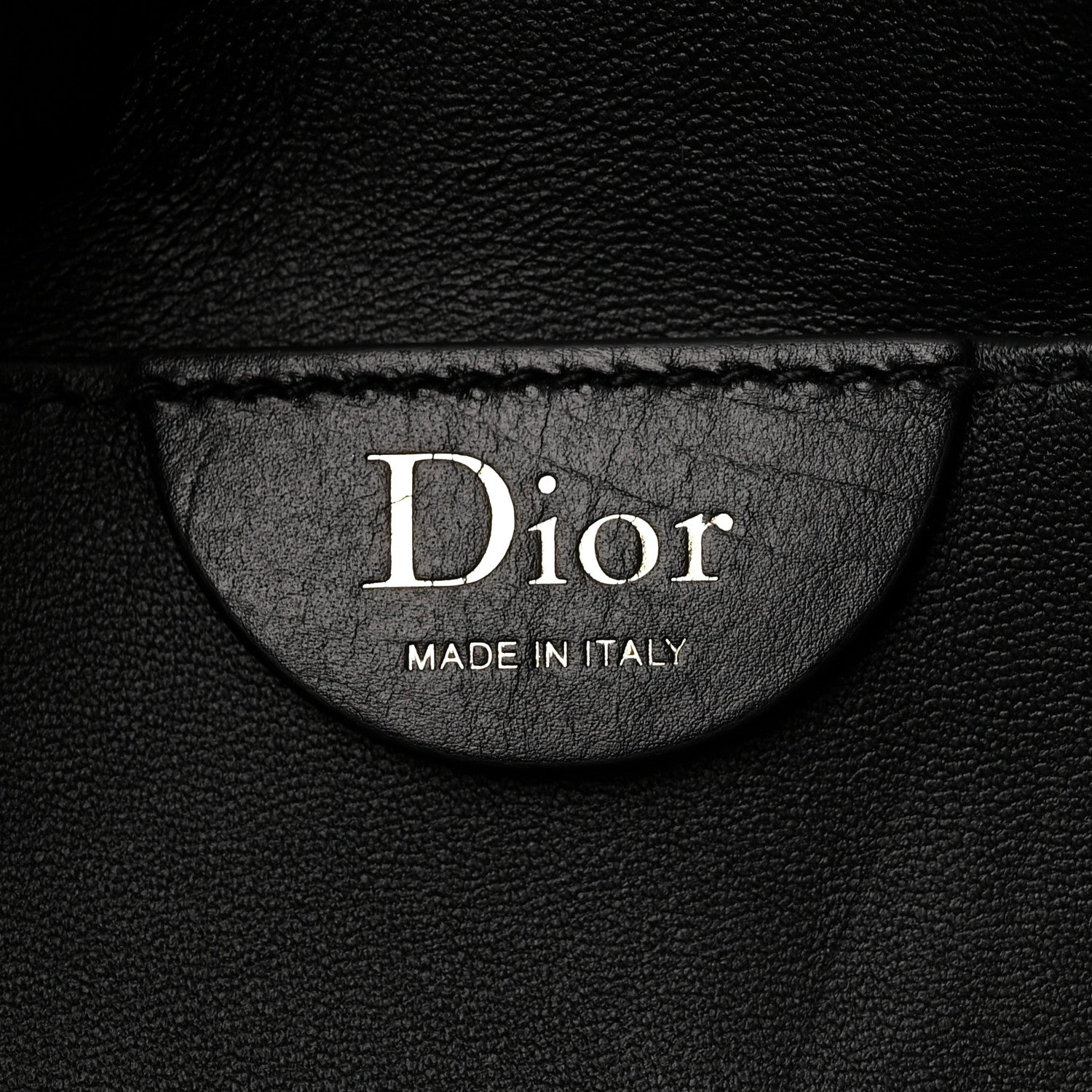 Christian Dior Calfskin Puffy Macrocannage Small Dior Crunchy Bag Black 6 of 11