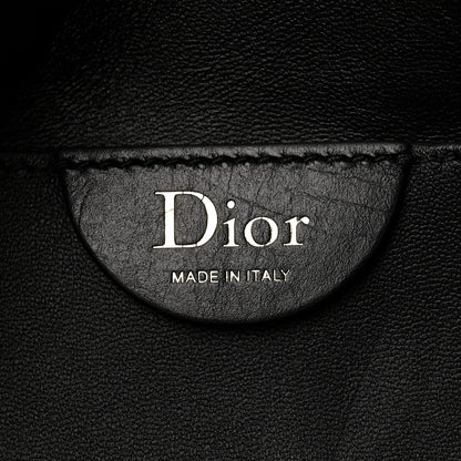 Christian Dior Calfskin Puffy Macrocannage Small Dior Crunchy Bag Black 6 of 11