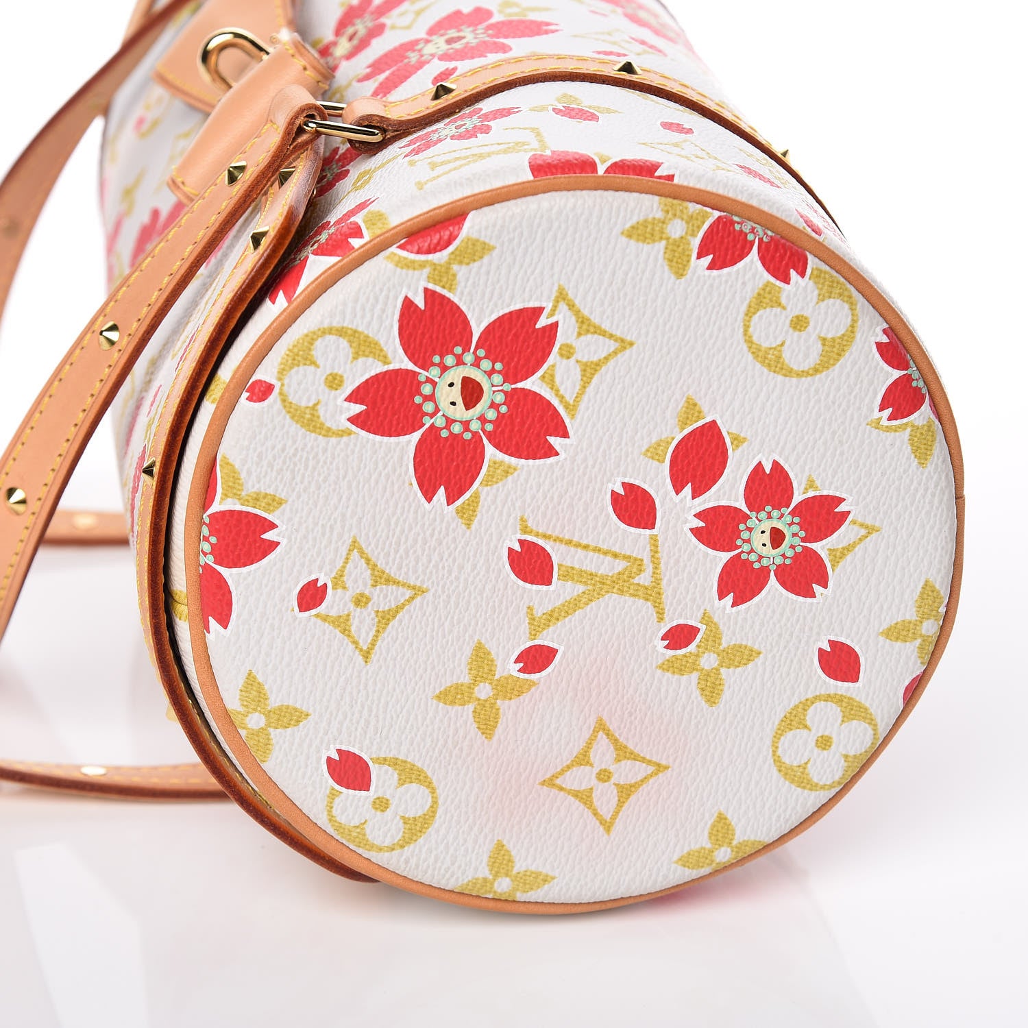 Louis Vuitton Monogram Cherry Blossom Papillon Red Creme 7 of 15
