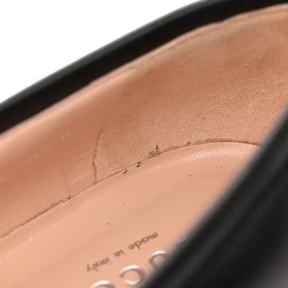 Gucci Nappa Cordovan Lux GG Matelasse Buckled Platform Lug Sole 60mm Loafers 36.5 Black 16 of 18
