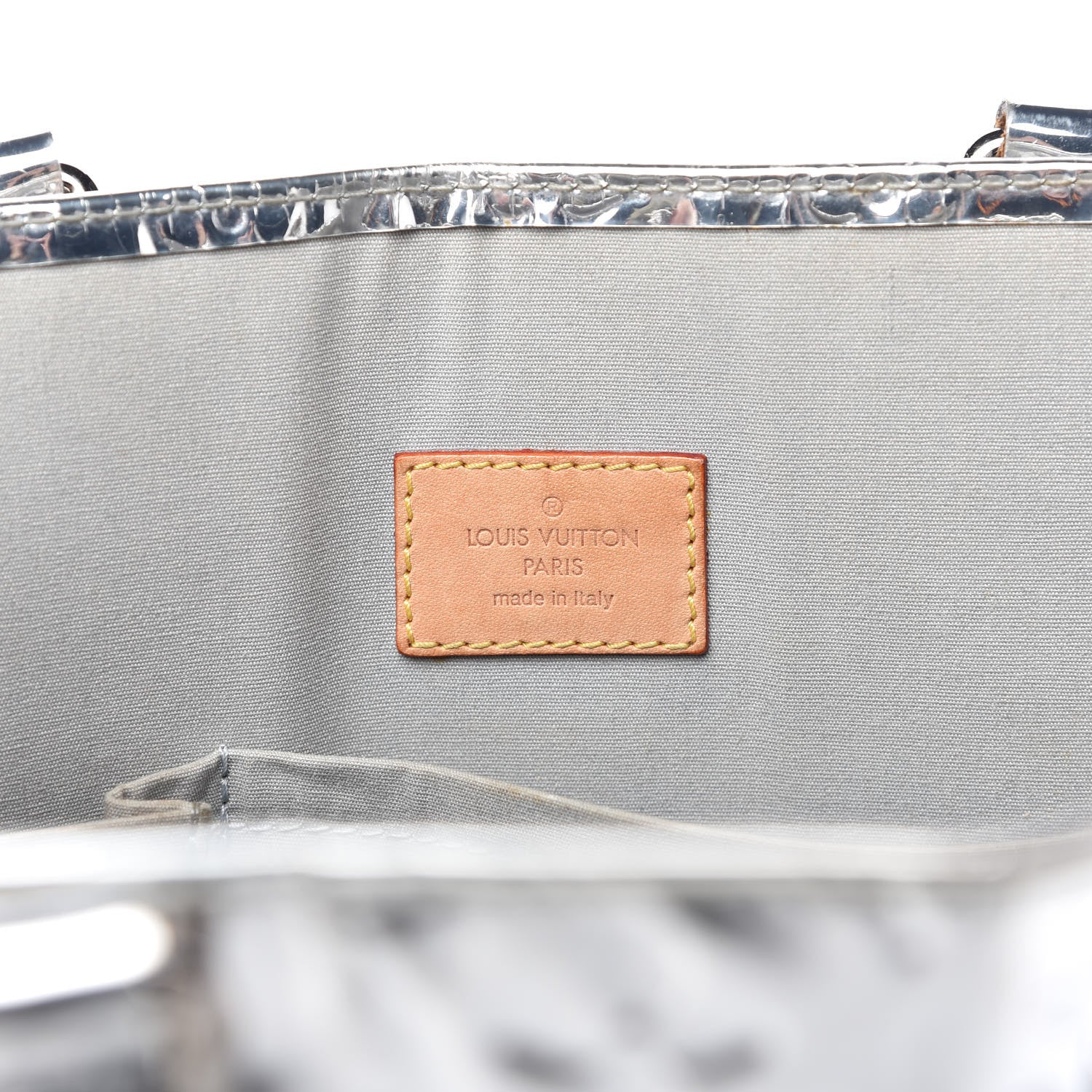 Louis Vuitton Monogram Miroir Sac Plat Silver 8 of 11