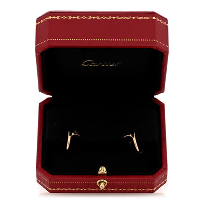 Cartier 18K Pink Gold Juste Un Clou Hoop Earrings 4 of 4