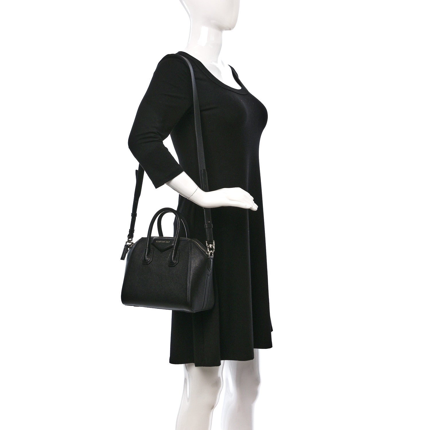 Givenchy Sugar Goatskin Mini Antigona Black 2 of 9