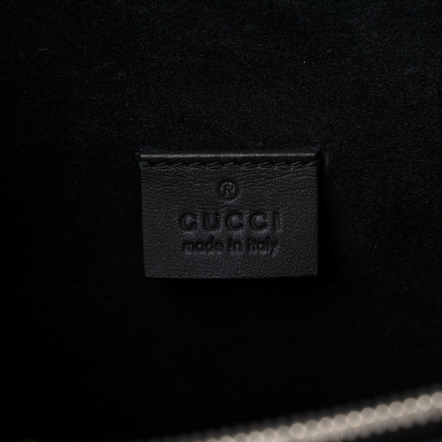 GG Supreme Monogram Crystal Medium Dionysus Shoulder Bag Black