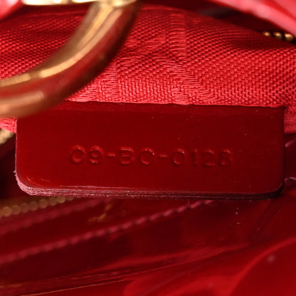 Christian Dior Patent Cannage Mini Lady Dior Red 7 of 12