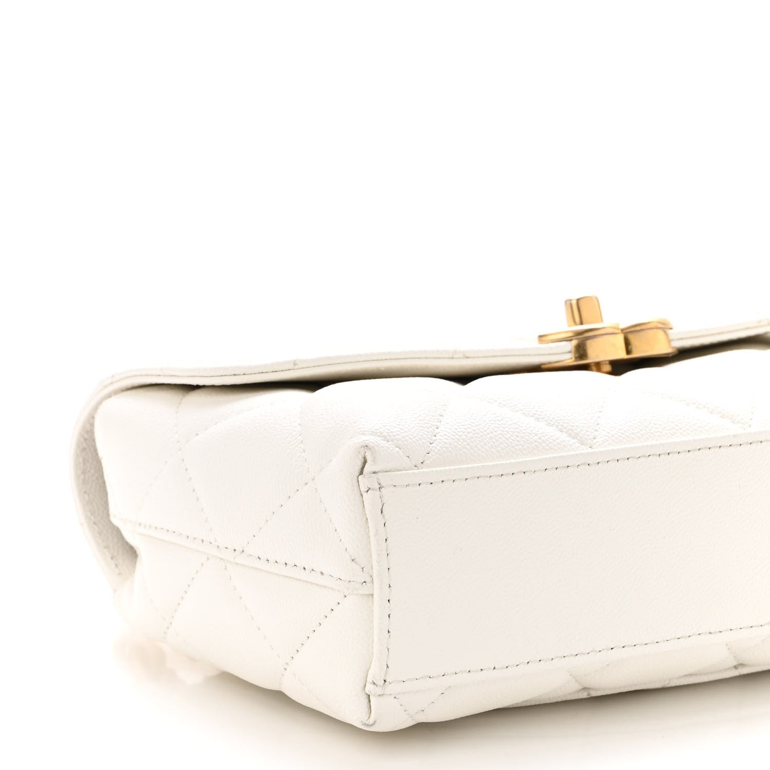Chanel Caviar Quilted Small Flap White 8 of 11