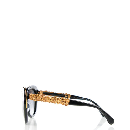 Chanel Bijou Cat Eye Sunglasses 5354-A Black 6 of 9