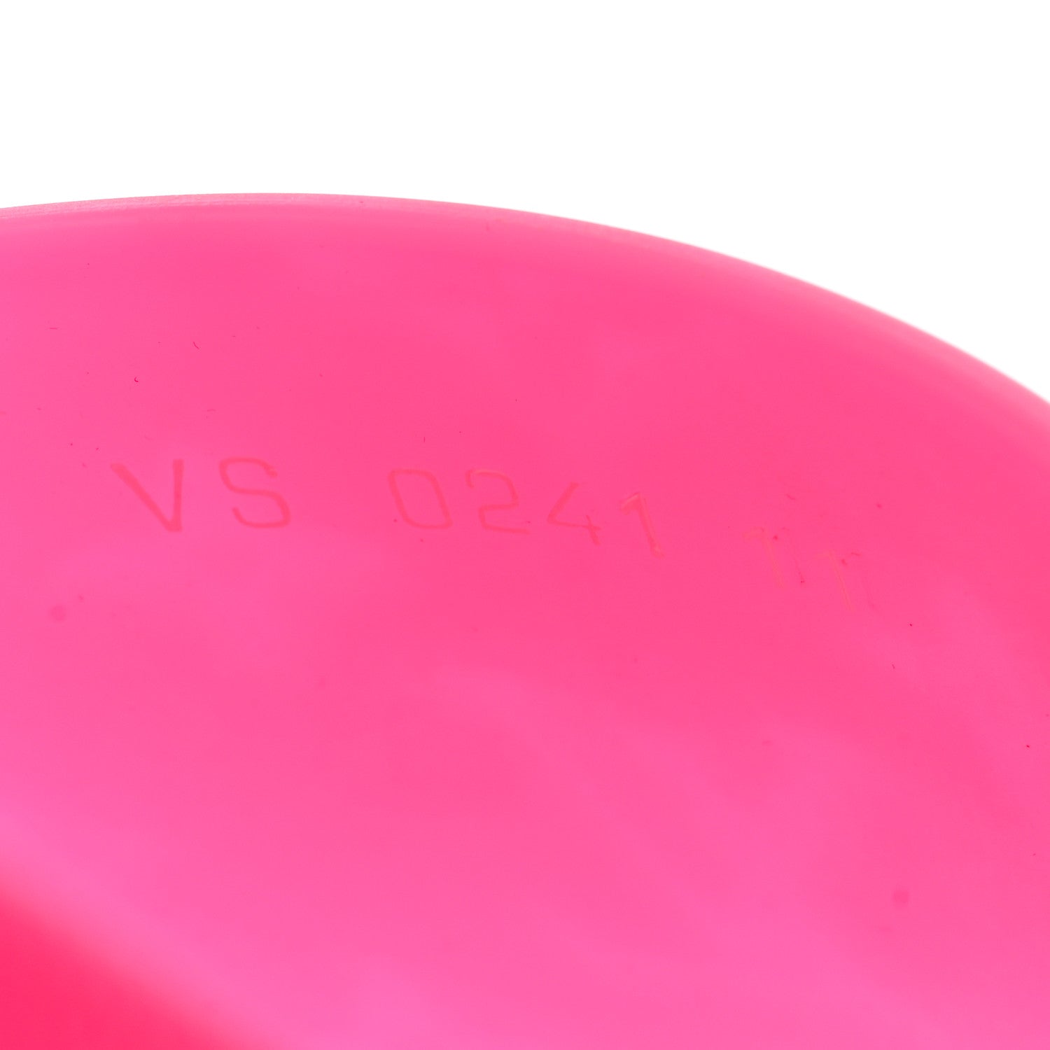 Louis Vuitton Rubber Embossed Monogram Mens Waterfront Mules 11 Pink 8 of 10