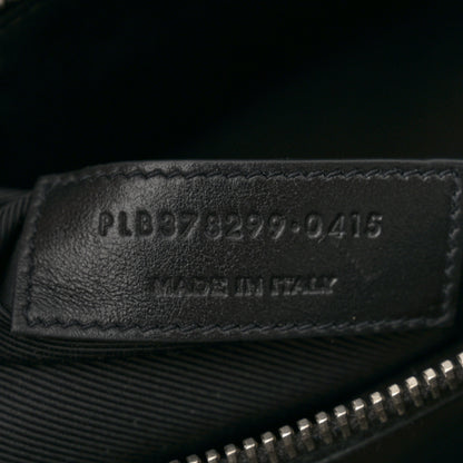 Saint Laurent Calfskin Embossed Snakeskin Small Sac De Jour Black 7 of 14