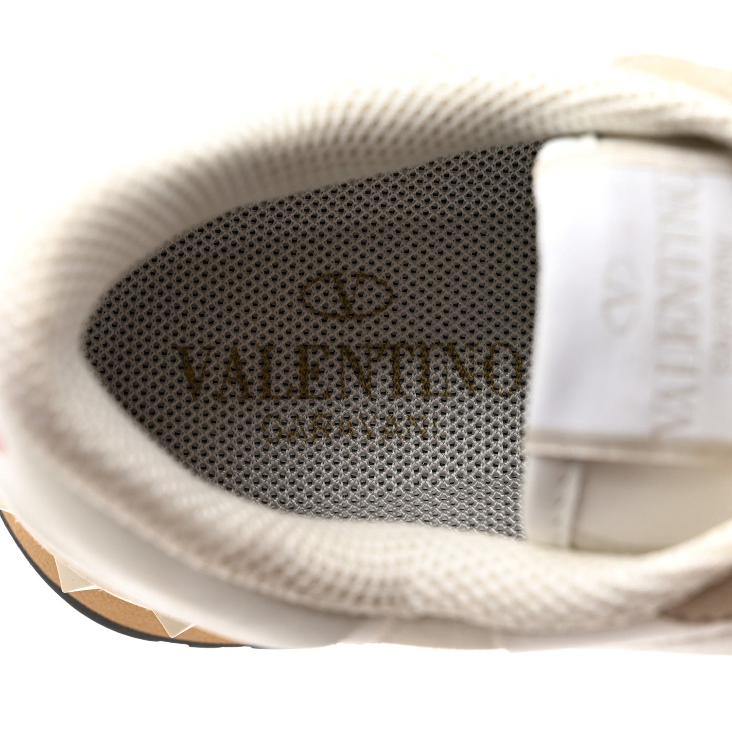 Valentino Garavani Fabric Suede Rockrunner Sneakers 39 White 6 of 8