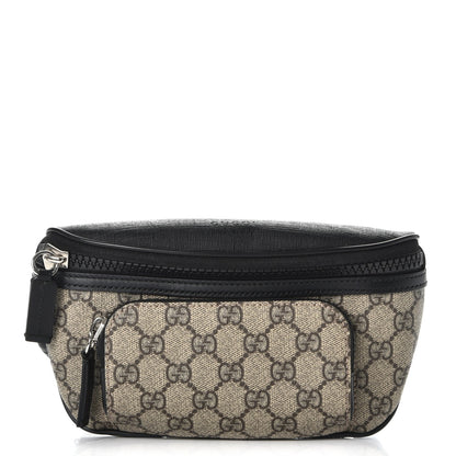 Gucci GG Supreme Monogram Belt Bag Black 1 of 13