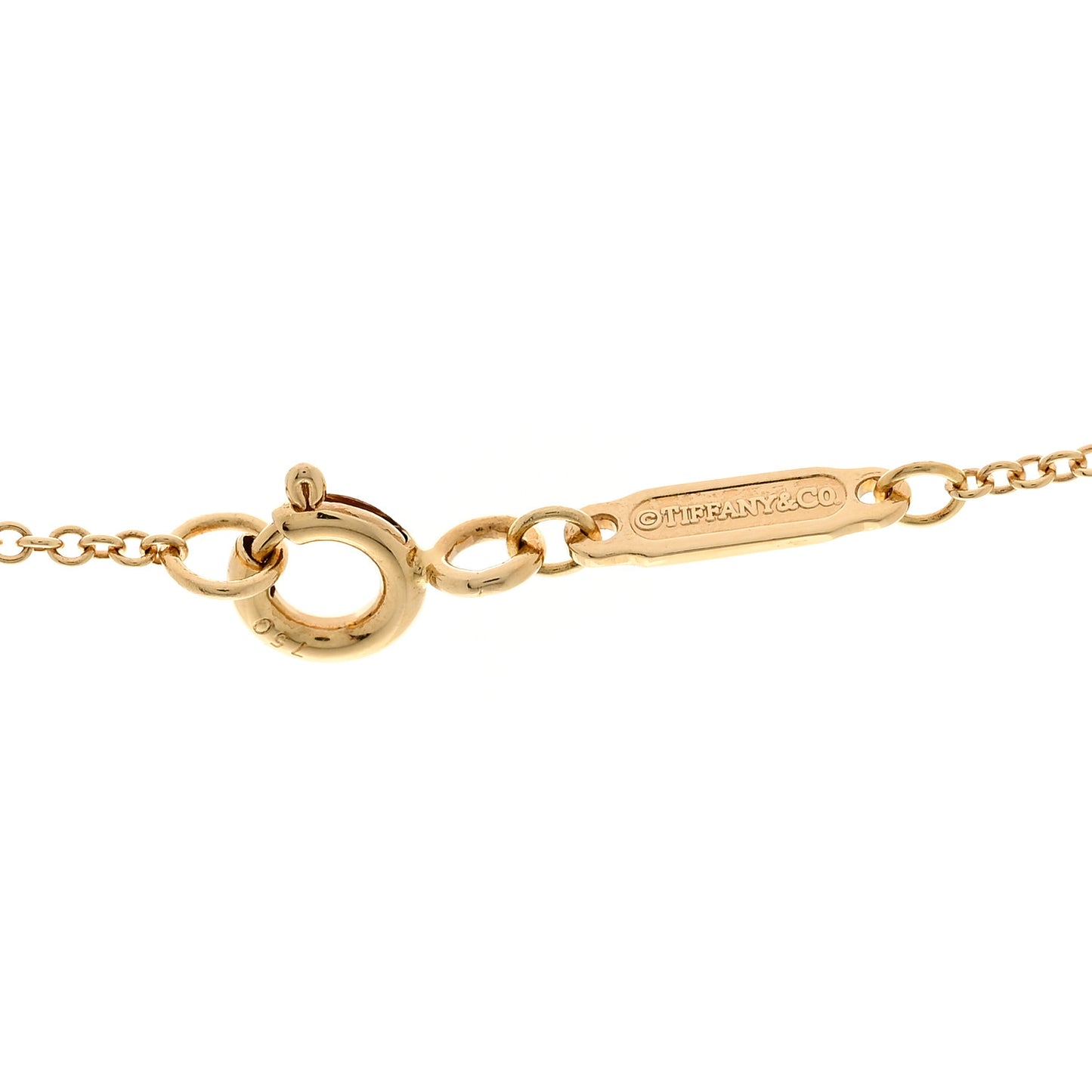 18K Yellow Gold Diamond Small Knot Necklace