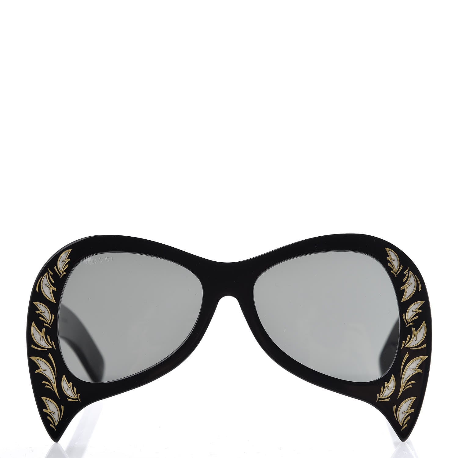 Gucci Pearl Oversized Sunglasses GG0143S Black 2 of 9