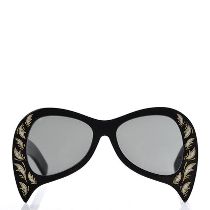 Gucci Pearl Oversized Sunglasses GG0143S Black 2 of 9