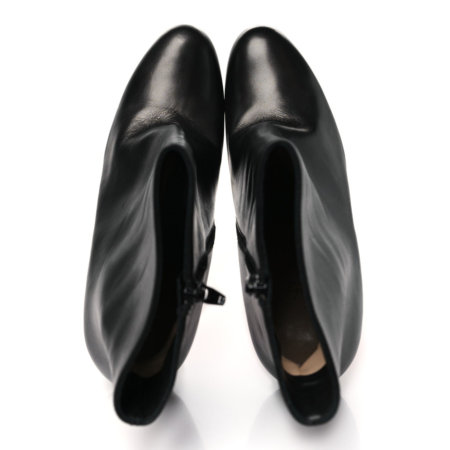 Calfskin Adox 85 Ankle Boots 41.5 Black