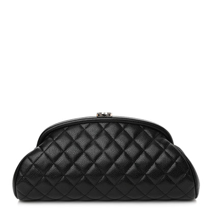 Chanel Caviar Quilted Timeless Clutch Black 1 of 11