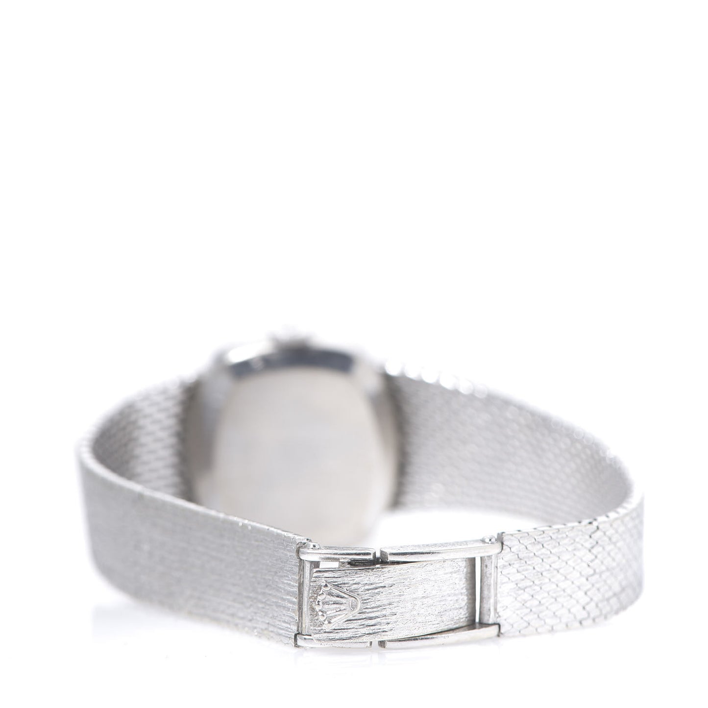 18K White Gold 22mm Orchid Manual Winding Watch