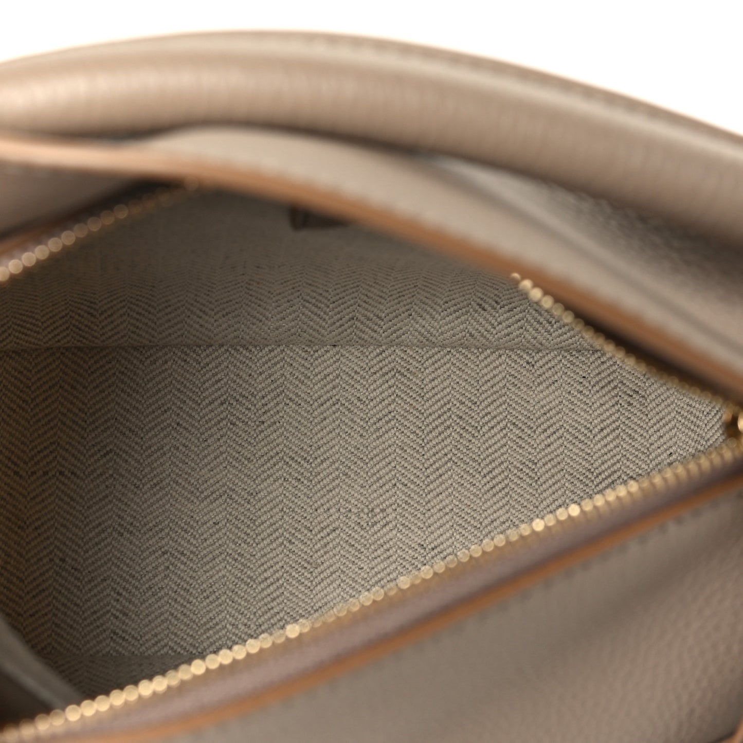 Soft Grained Calfskin Mini Puzzle Edge Bag Sand