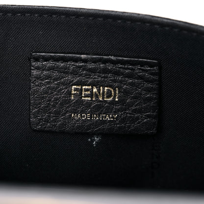Fendi Vitello Cruise F is Fendi Bi-Color FF 1974 Embossed Envelope Belt Bag Maya Black 6 of 16