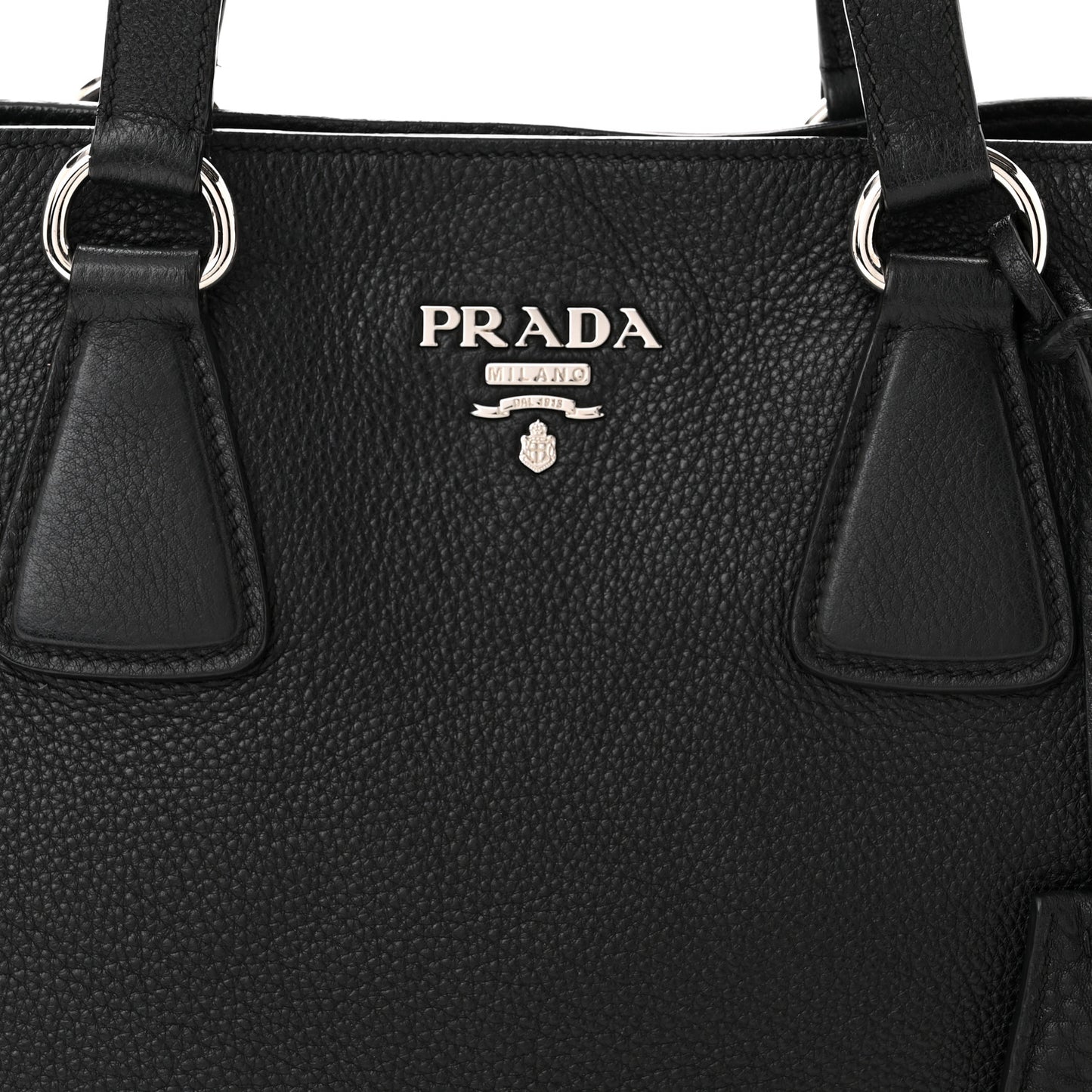 Vitello Daino Tote Black