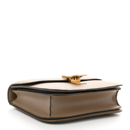 Celine Liege Calfskin Medium Classic Box Flap Bag Taupe 4 of 11