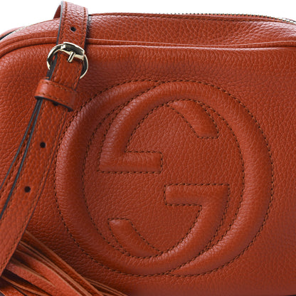Gucci Pebbled Calfskin Small Soho Disco Bag Tabasco Red 10 of 10
