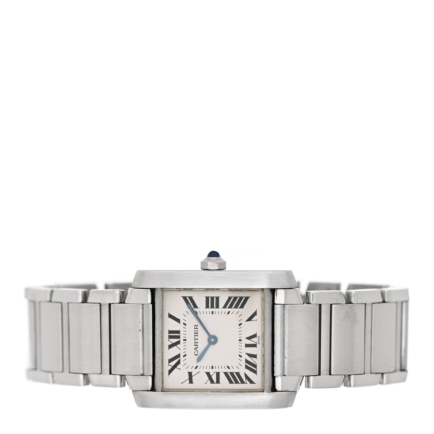 Stainless Steel 25mm Tank Francaise Quartz Watch
