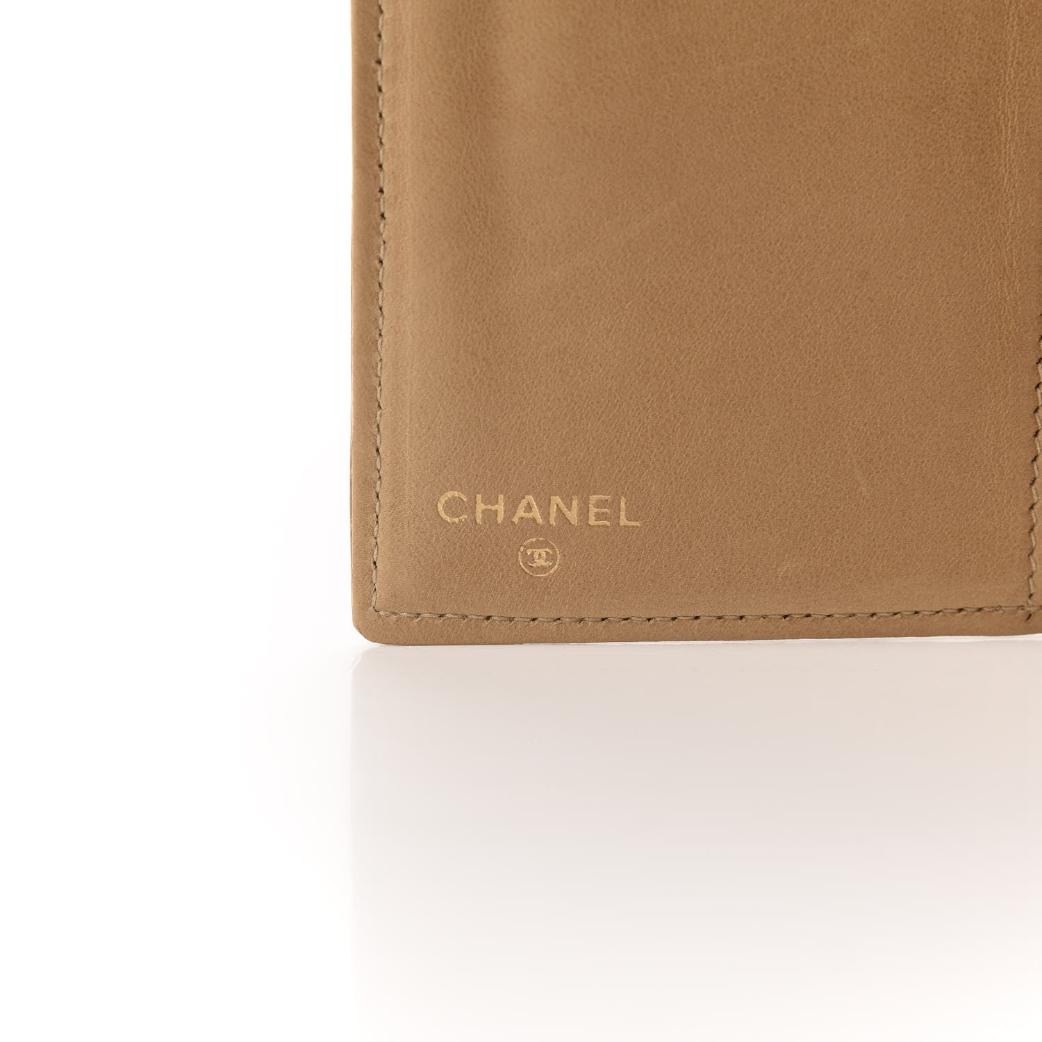 Chanel Alligator French Compact Wallet Beige 6 of 7