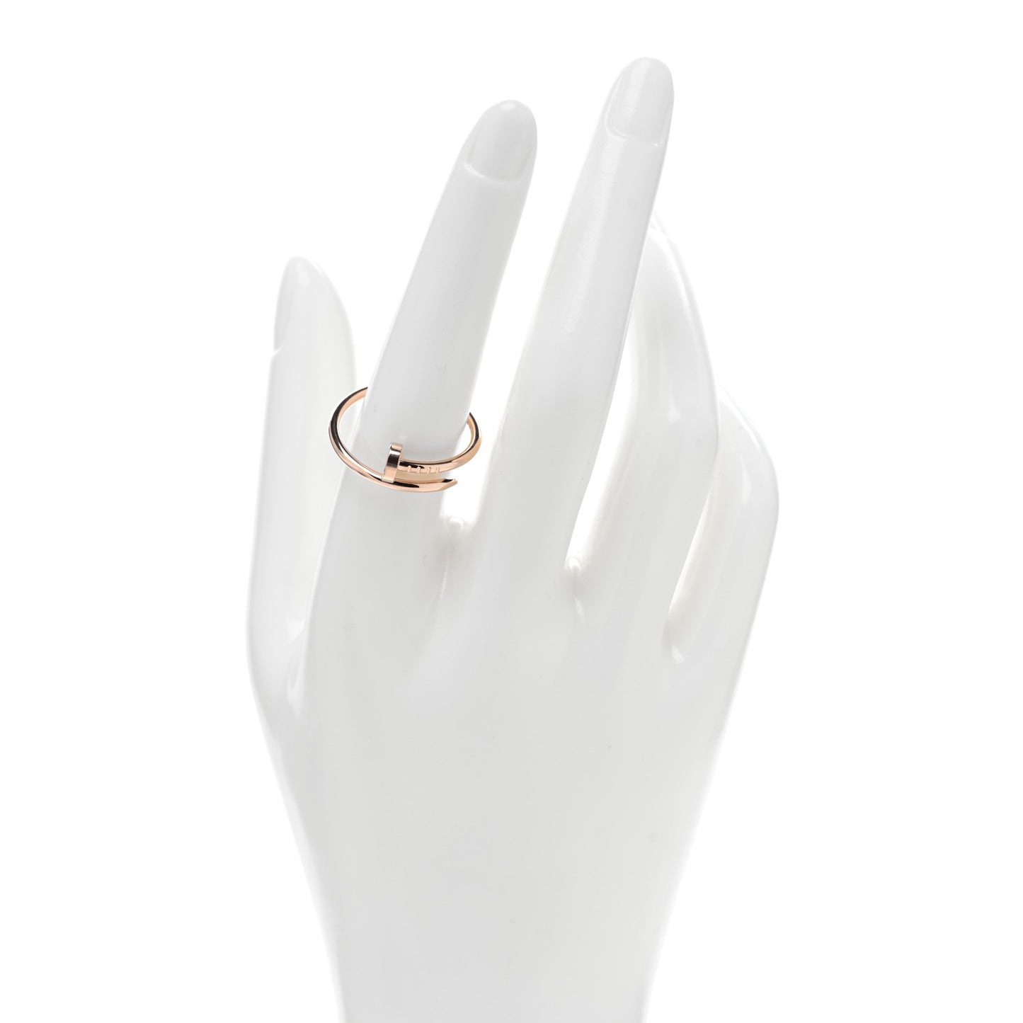 18K Pink Gold Small Juste Un Clou Ring 59 8.75