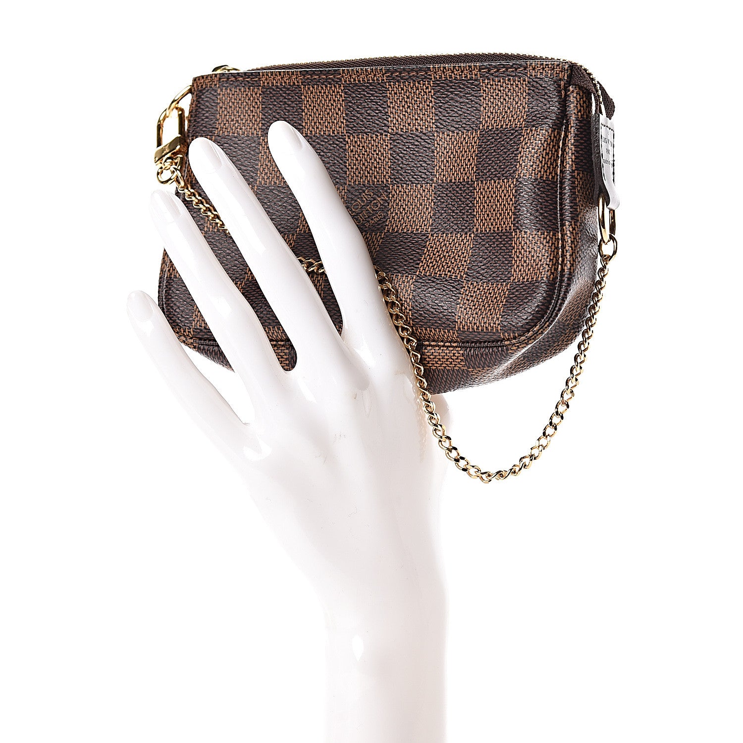 Louis Vuitton Damier Ebene Mini Pochette Accessories 2 of 10