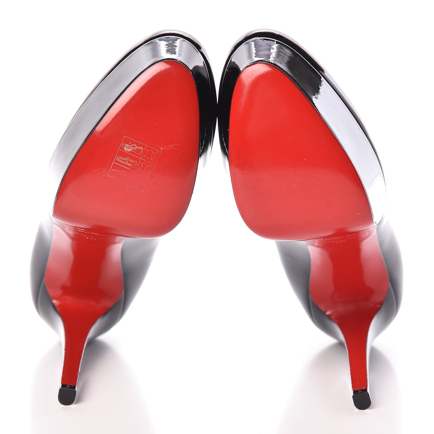 Christian Louboutin Patent Bianca 120 Pumps 36 Black 7 of 9